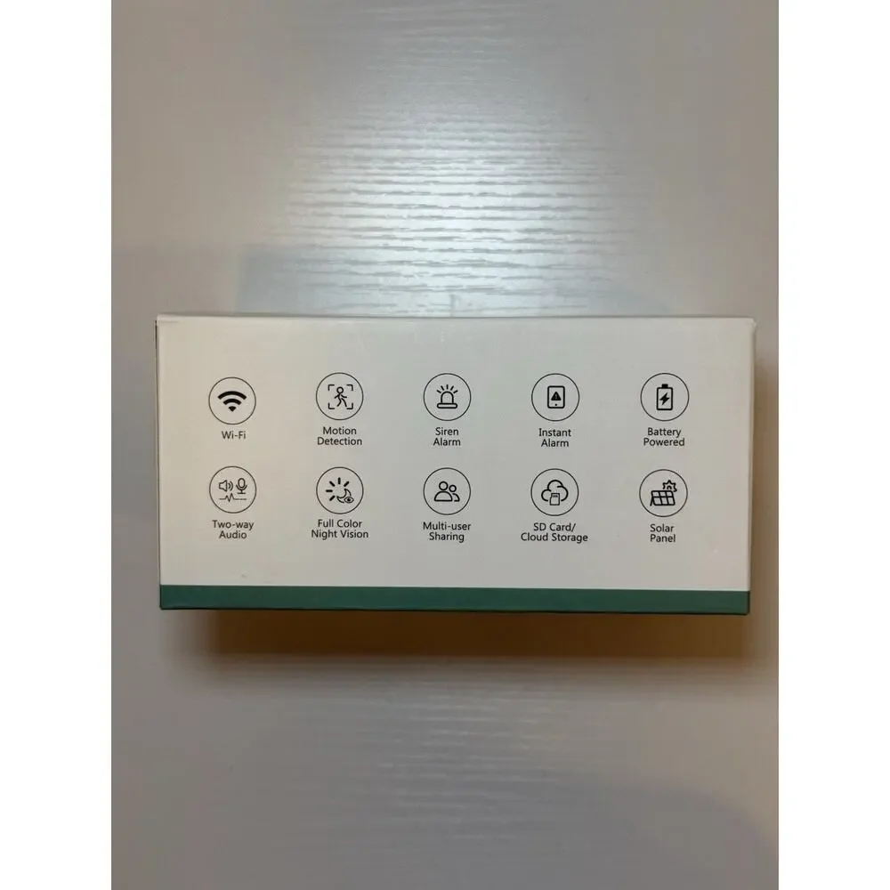 HAOSTEOER DF320 Wi-Fi Solar 2K IP Security Camera Full Color Night Vision 2-Way